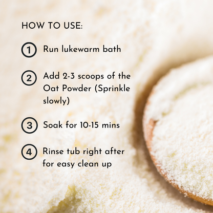 Baby Oatmeal Bath Soak – Dairy-Free, Gluten-Free, Eco-Friendly (10.5 oz)