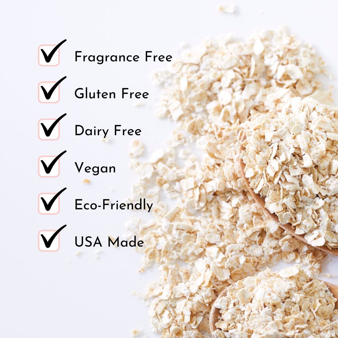 Baby Oatmeal Bath Soak – Dairy-Free, Gluten-Free, Eco-Friendly (10.5 oz)