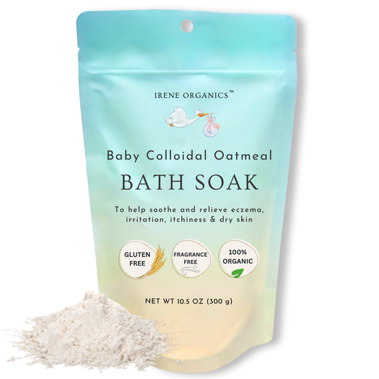 Baby Oatmeal Bath Soak – Dairy-Free, Gluten-Free, Eco-Friendly (10.5 oz)