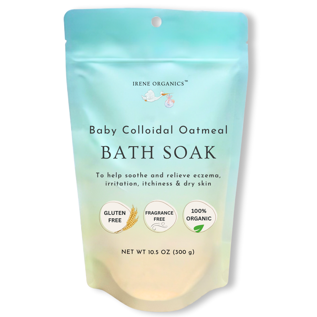 Baby Oatmeal Bath Soak – Dairy-Free, Gluten-Free, Eco-Friendly (10.5 oz)
